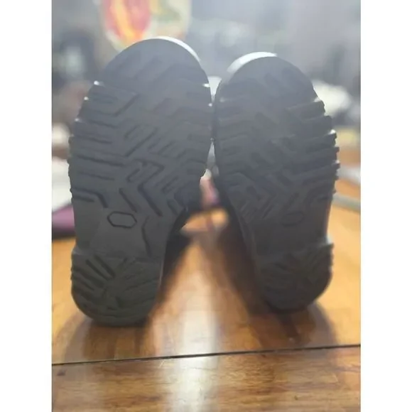 Snow Prince Rubber Boots Cinch Secure Closure Inner Bootie Unisex Kids Size 1 - Picture 9 of 11